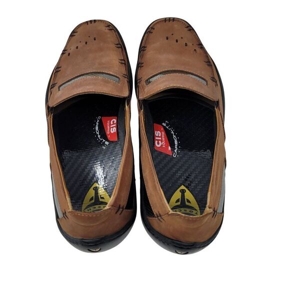 Michael Toschi Mens Mach 8284 Leather Driving Loafers Brown Sz 9 CarbonLite - Picture 8 of 14